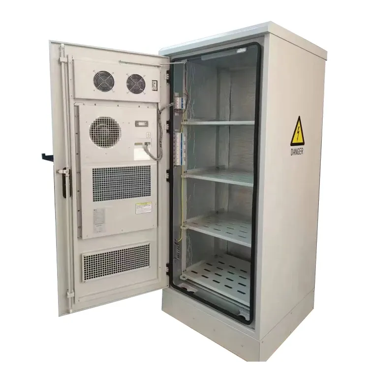 Custom 28U 9U 40U 35U 32U IP55 19" Rack Floor Standing Outdoor Battery Cabinet Telecom Power Enclosure-boxintelecom