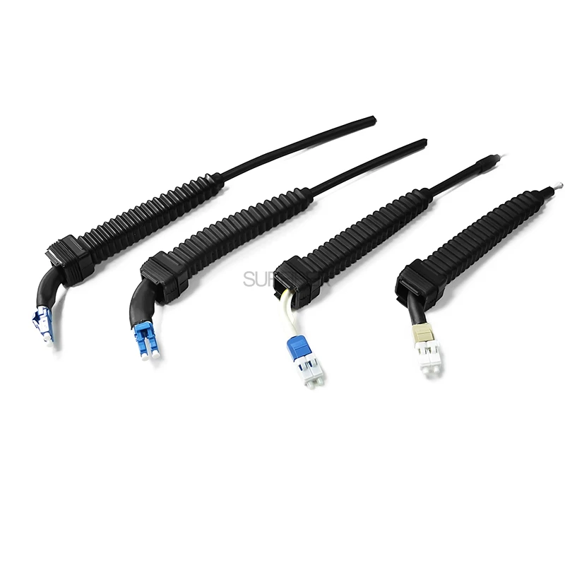 IP67 NSN Boot Duplex LC FTTA Fiber Optic Jumper Cable for RRH Outdoor Cell Tower Applications