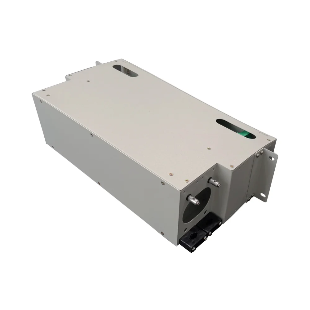 48 Core Sliding Rack Mount Fiber Optic Distribution Frame ODF 19 Inch 1U with SC/LC Adapte