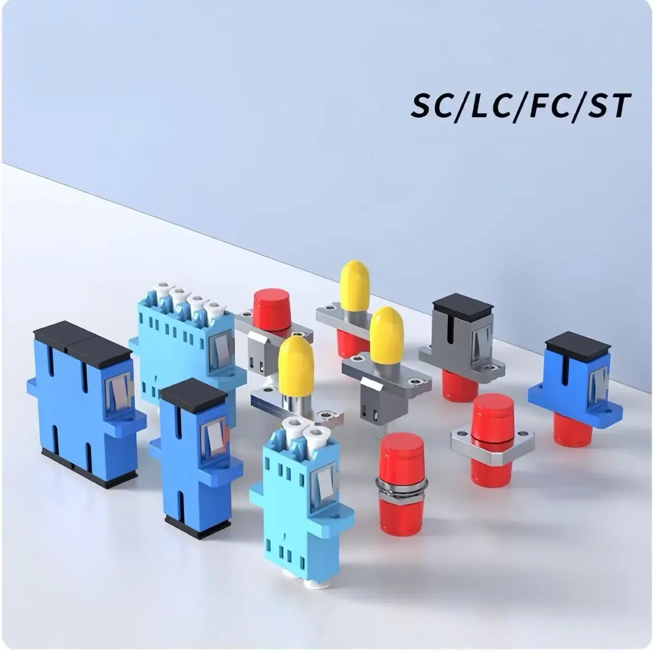 High Quality SC/LC/FC/ST Fiber Optic Adapter Coupler Connector for Optical Communication E