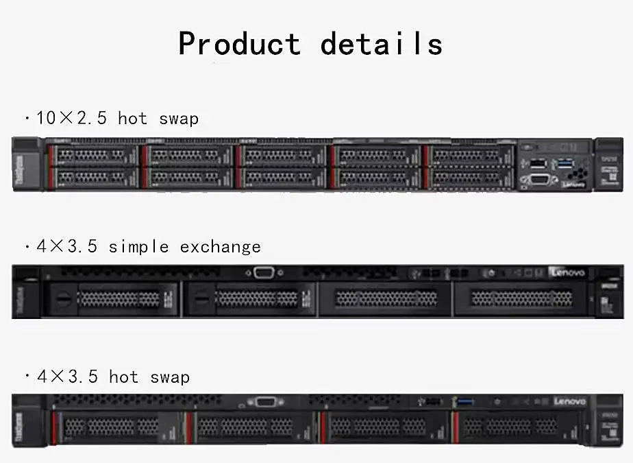 ThinkSystem SR258 Storage Xeon Lenovo Mount Rack Server 1