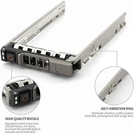 In Fast Shipping 2PCS 2.5" 8FKXC / 08FKXC SAS/SATA Hard Drive Tray Caddy for Dell Server i