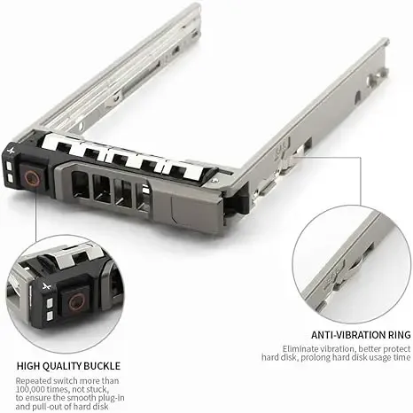 In Fast Shipping 2PCS 2.5" 8FKXC / 08FKXC SAS/SATA Hard Drive Tray Caddy for Dell Server i