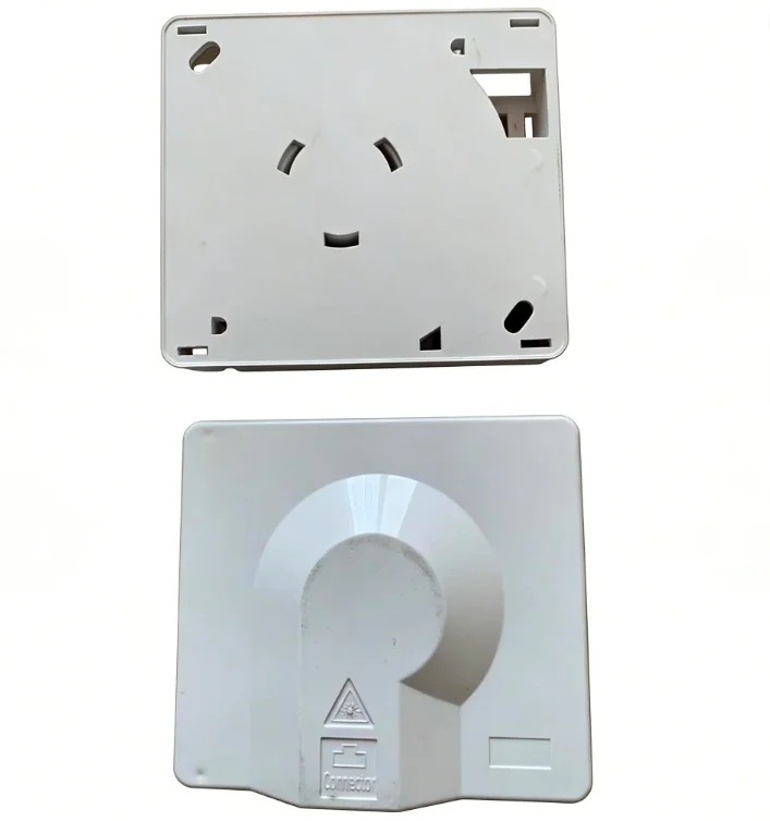 SC Single Port Fiber Optic Terminal Box Desktop Fiber Optic Wall Outlet Box FTTH Fiber Protection Box White-boxintelecom