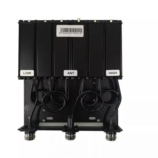 50W Duplexer Manufacturer 380-400MHz 50W 6 Cavity UHF Duplexer