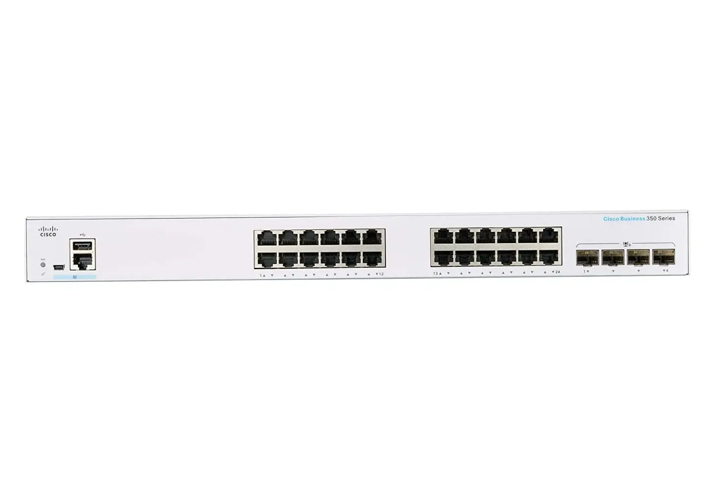 Business CBS350-24T-4G Managed Switch| 24 Port GE| 4x1G SFP| Limited Lifetime Protection CBS350-24T-4G