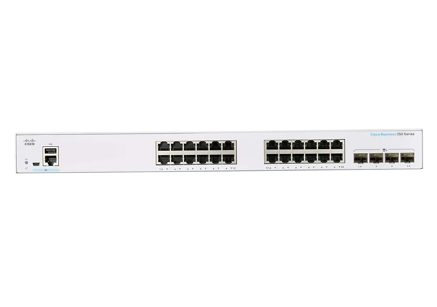 Business CBS350-24T-4G Managed Switch| 24 Port GE| 4x1G SFP| Limited Lifetime Protection CBS350-24T-4G