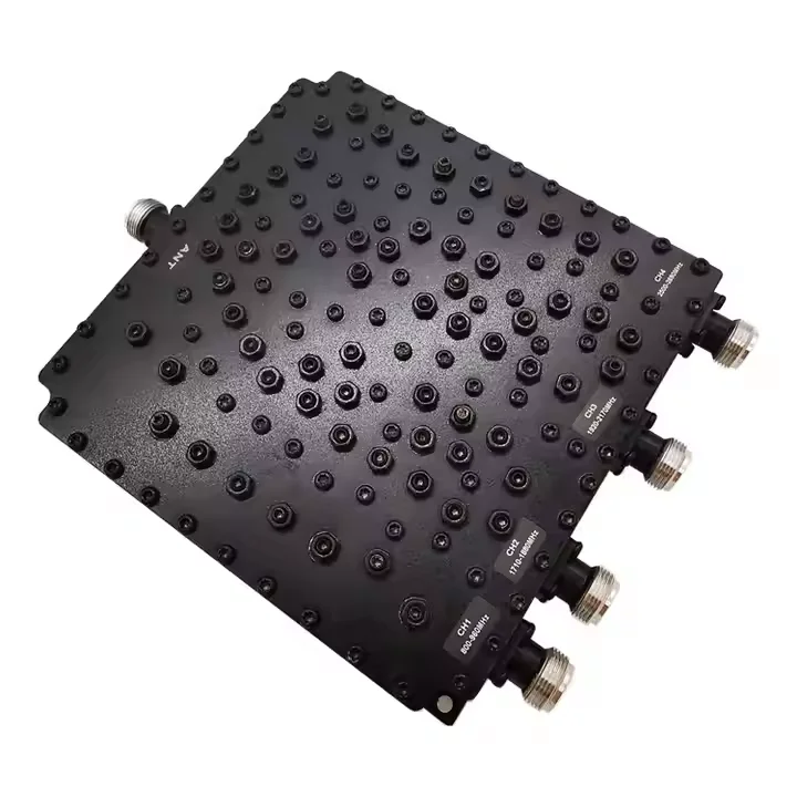 DAS IBS RF 800-960/1710-1880/1920-2170/2500-2690MHz RF Combiner Duplexer with N Female Con