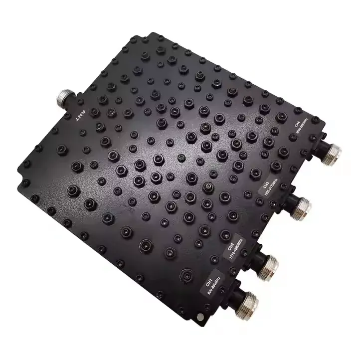 DAS IBS RF 800-960/1710-1880/1920-2170/2500-2690MHz RF Combiner Duplexer with N Female Con