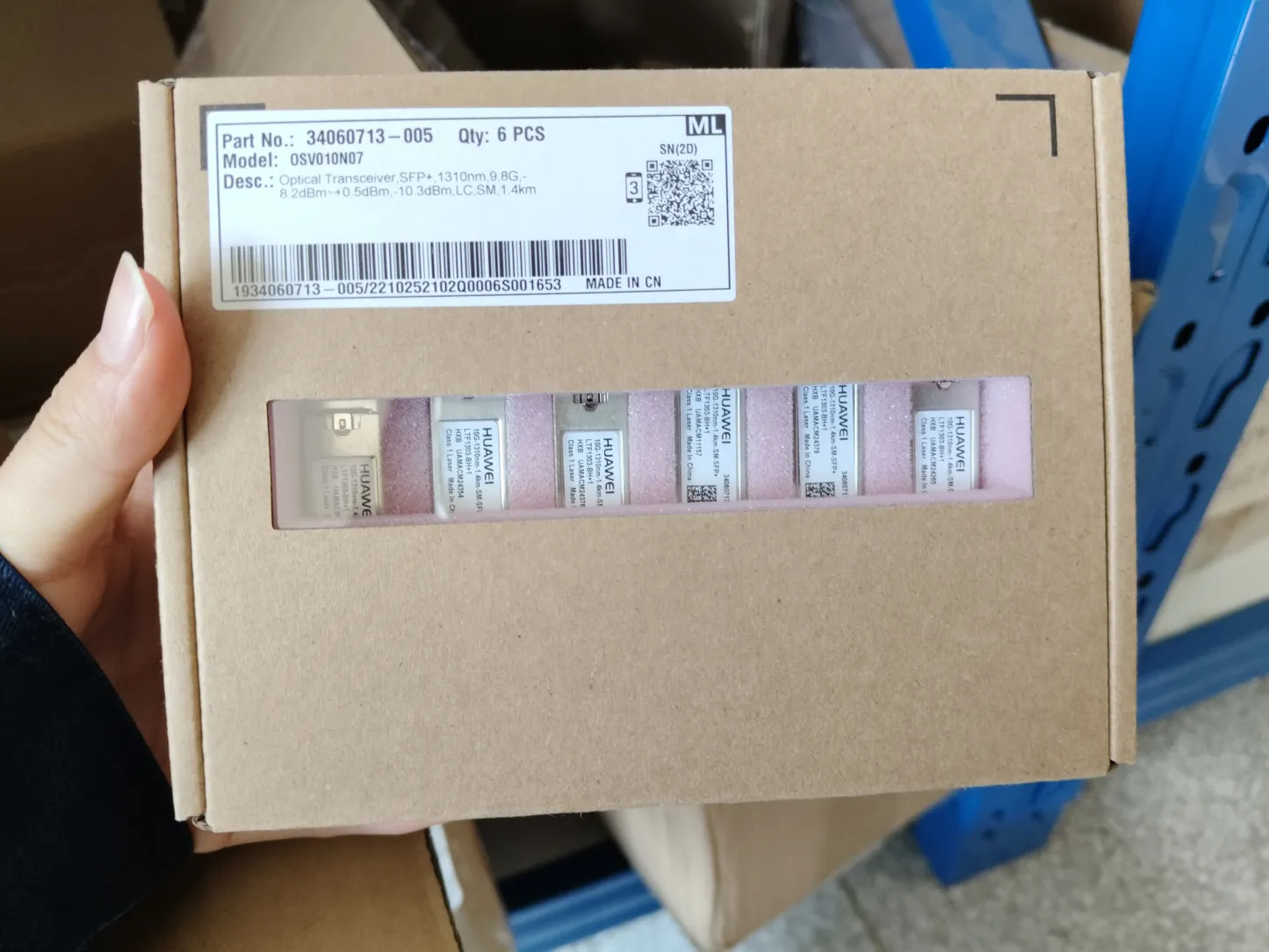 Original 10G-1310nm-1.4km- SFP Transceiver Module 10G 1310nm 1.4km Single-mode SFP Fibre O