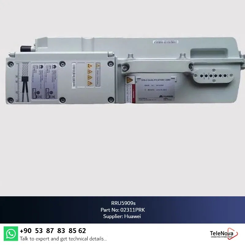 RRU5909s 02311PRK B1 2100MHz 2T2R 120W Telecom Parts Radio Remote Unit