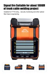 Fiber Optic Fusion Splicer AI-9 Compatible 4G/5G FTTH Network Waterproof Dust-Proof 1 Year