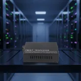 Fiber Transceiver Commercial Grade Gigabit 1 Optical 4 Electrical Switch Single Mode Singl