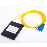 Fiber Optical PLC Splitters 1*2 Way ABS Box SC/UPC Fiber Optic Splitter FTTH GPON EPON