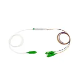 Hot Sale 1x 8 Way PLC Splitter SC UPC Connector Steel Tube Type FTTX Application 1260-1650