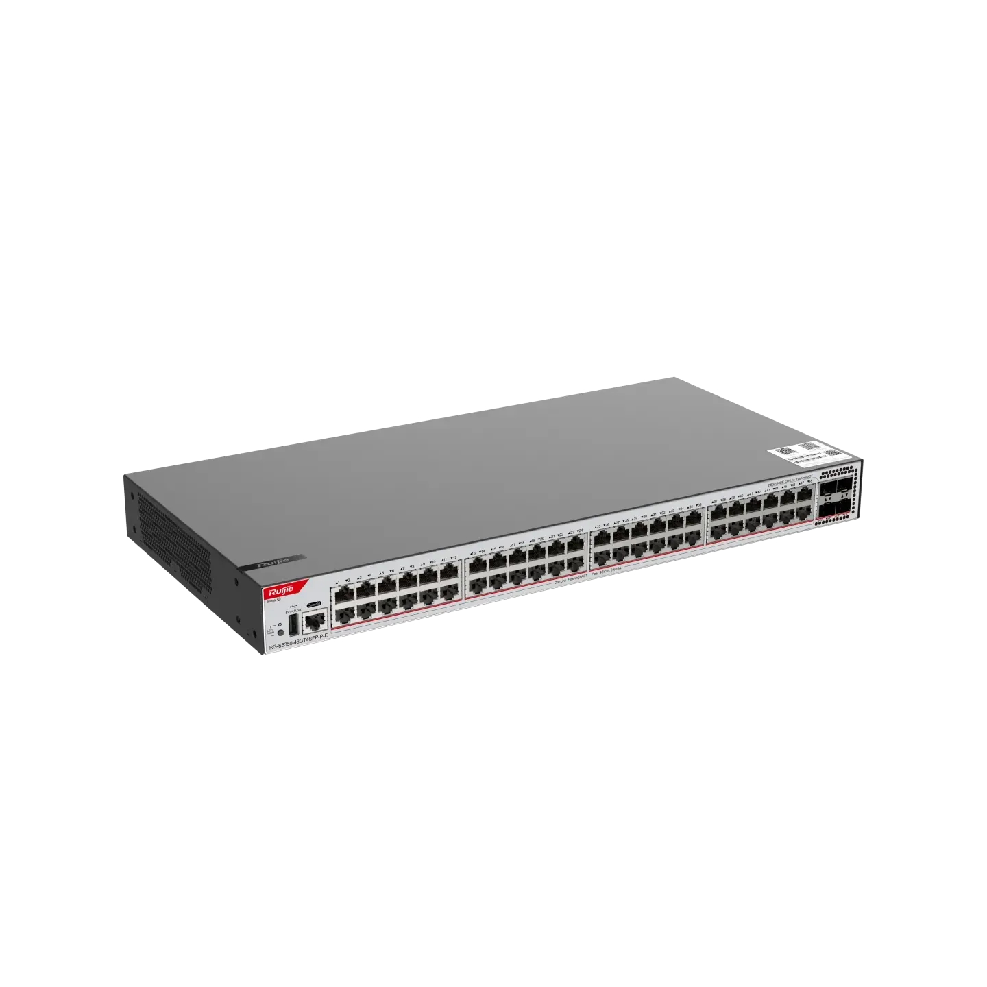 RG-S5350-48GT4SFP-P-E 48-Port GE Layer 3 Managed Access Network Switch with 48 RJ45 4 x 1G