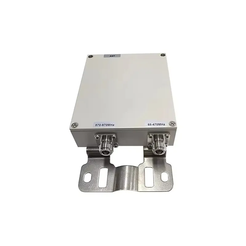 N Female Connector 50W Dual Band Combiner 68 470 870 970MHz for IBS DAS Systems-boxintelecom