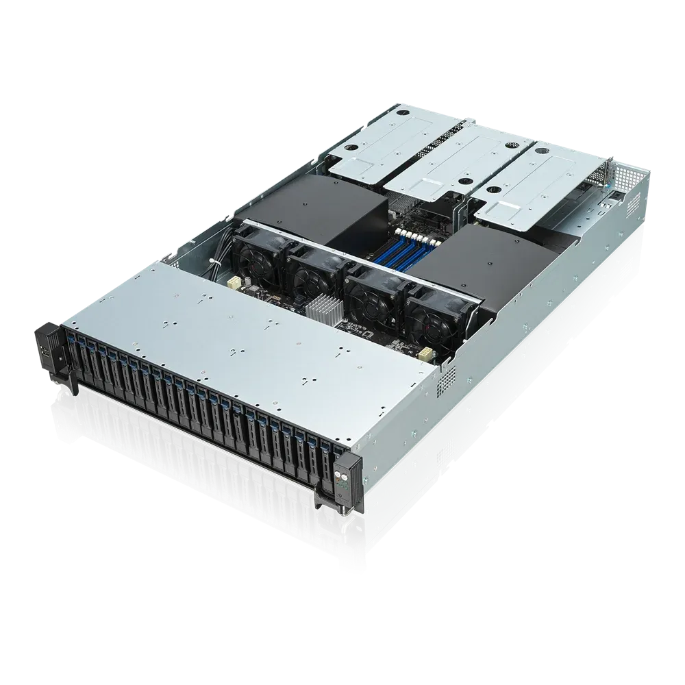 High Performance Well-known BrandsRS720-E9-RS24-U for 2U Rack GPU Server Intel Xeon Scalab