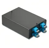 4 Port 8 Core LC Wall Mount Fiber Optic Terminal Box Metal Cold Rolled Steel Fiber Splice 