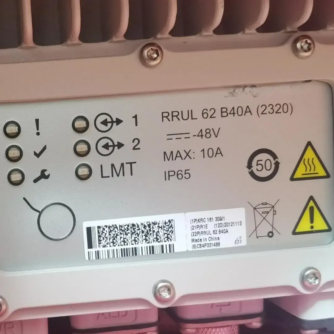RRUL 62 B40A KRC 161 309/1 Wireless Base Station RF Unit RRUL 62B40A KRC161309/1