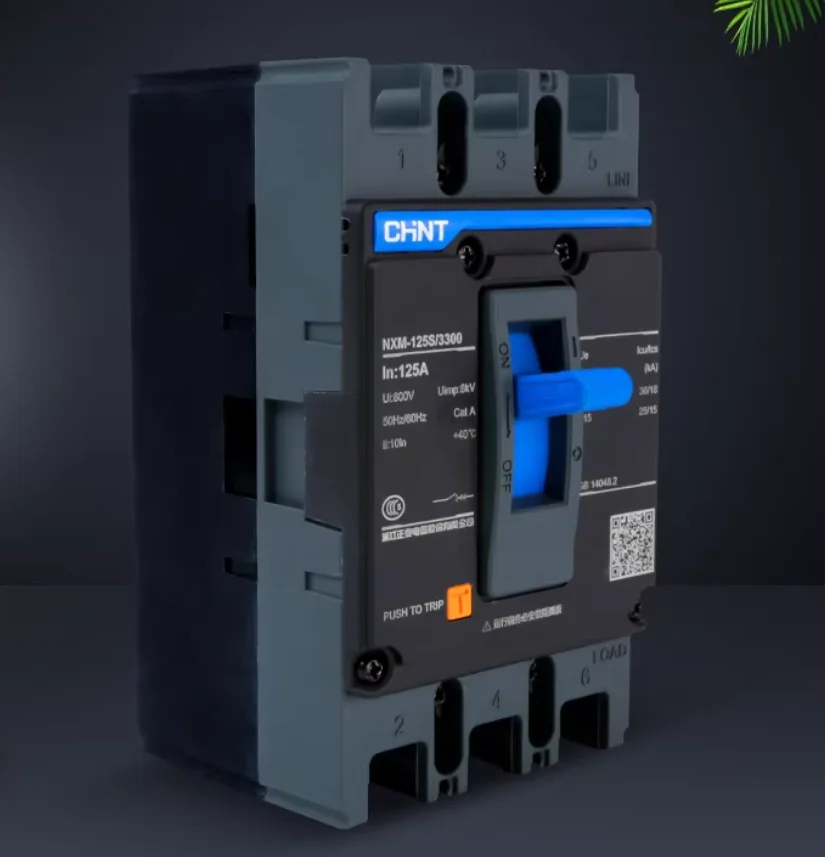 CHINT NXM Series Molded Case Circuit Breaker 3P 100A-630A Thermal Magnetic Trip MCCB for