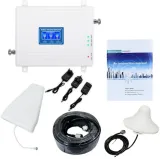 Cell Phone Signal Booster 900 1800 2100MHz 2G 3G 4G Tri Band GSM DCS Mobile Signa Amplifie