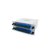 Excellent Uniformity 1*17 1: 17 1 to 17 Cassette Type Fiber Optic PLC Splitter   Plug-in S