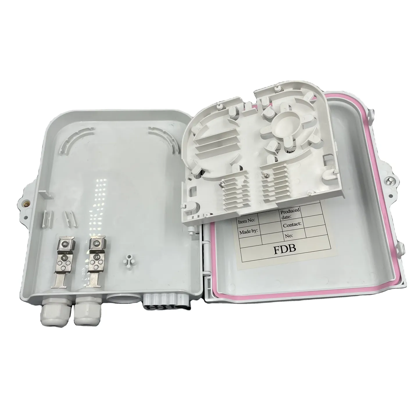 FAT ODB 8 Core NAP ODP FTB FTTH Termination Box 1x8 PLC Pigtails Splitter Black White Optical Fiber Distribution Box-boxintelecom
