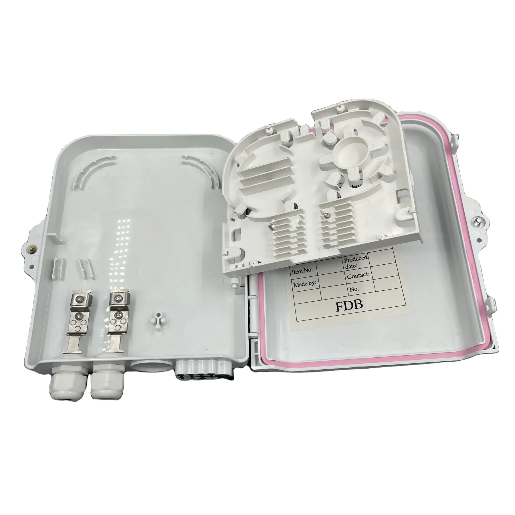 FAT ODB 8 Core NAP ODP FTB FTTH Termination Box 1x8 PLC Pigtails Splitter Black White Optical Fiber Distribution Box-boxintelecom