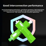 Single Mode SC Male-LC Female Fiber Optic Adapter Flange Converter FTTX/FTTH Network Telec