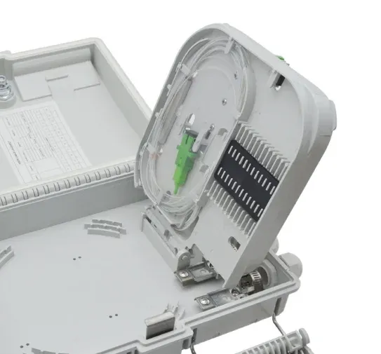 16 Cores Outdoor Fiber Distribution Box with SC Connector, ABS+PC IP65 FTTx Terminal Box
