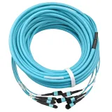 Hot sale 1m 5m 20m MPO Trunk Cable to MPO-12 UPC Male 48 Fibers Multimode OM4 Plenum OFNP 