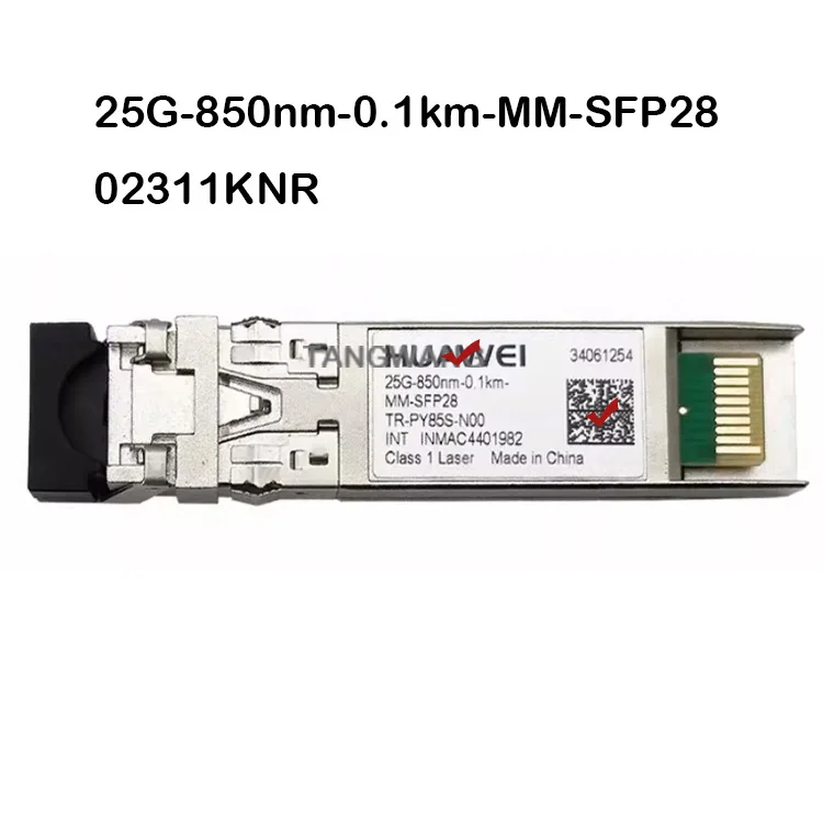 25G SFP28 850nm 0.1km MMF DDM Optical Transceiver Module