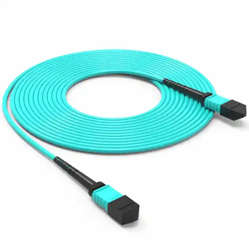 OM4 Micro Mini Short MPO Supplier Optical Fiber Round Cable Mpo Connector Patch Cord-boxintelecom