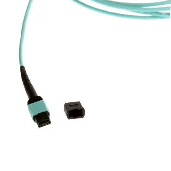12-Fiber MTP OM3 OM4 Multimode 3mm LSZH Copper MPO/LC Female/Male Connector Fiber Optic Patch Cord