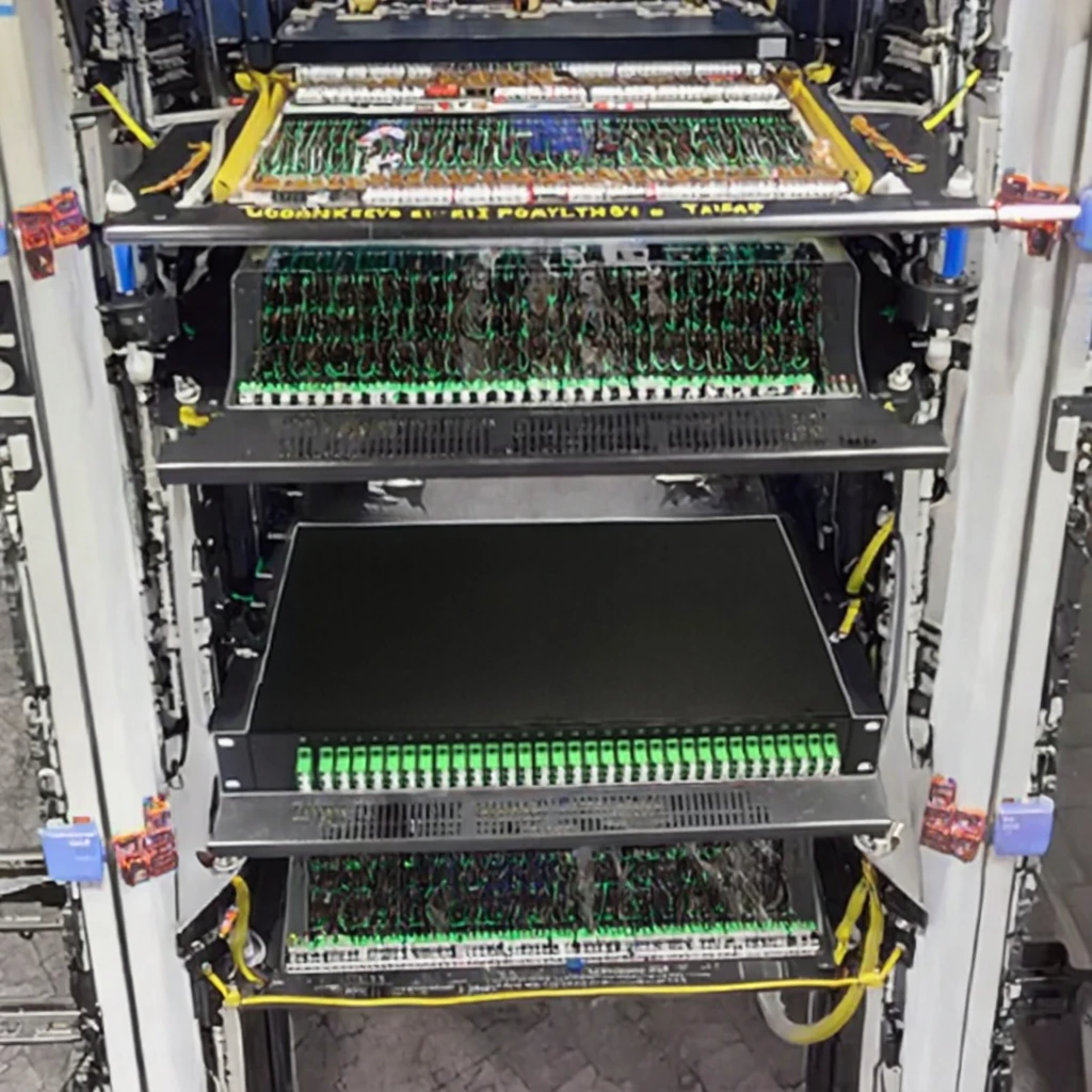 1U Rack Mount Fiber Optic Patch Panel 1x32 Metal Box PLC Splitter 1U Fixtures FTTX Unspeci