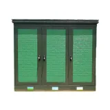 Industrial Outdoor Integrated Electronic Instrument Cover Stainless Steel Wood Grain Finis