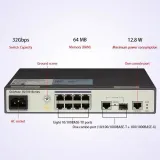 S2700-9TP-EI-AC 02352340 Gigabit Switch with 8 Ethernet 10/100 Ports