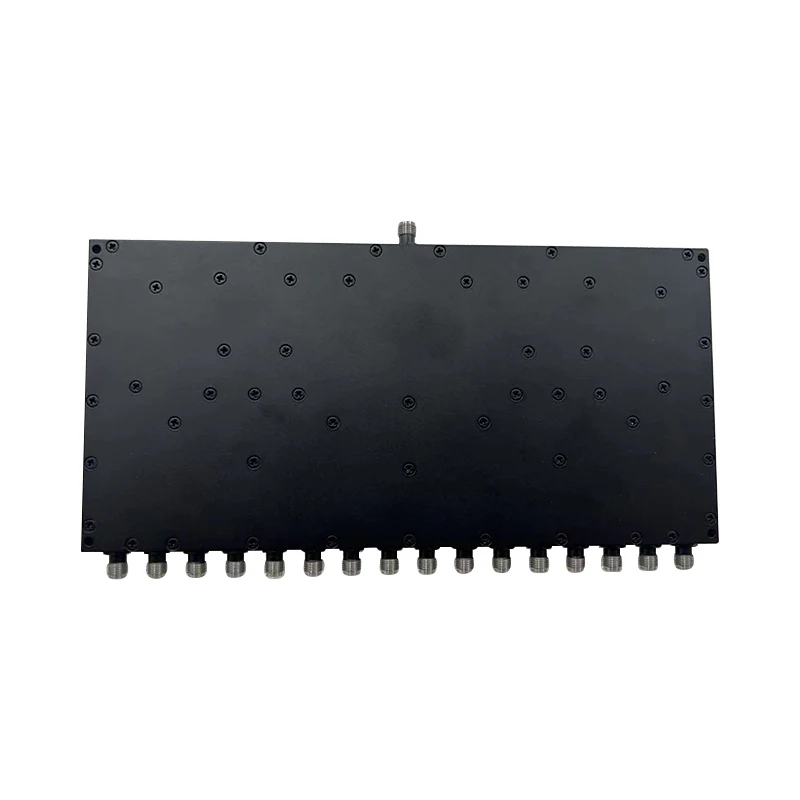 0.5-7.5GHz 16way Wilkinson Rf Power Splitter Divider with Smaf Connectors