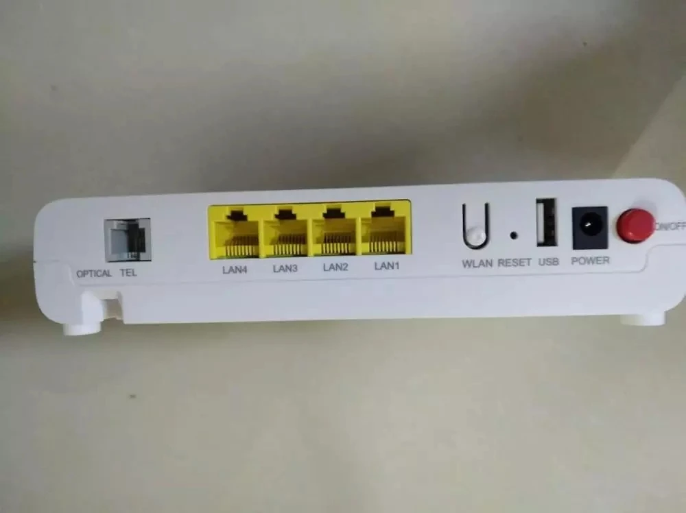 Cheapest Price the Used ZTE F623 GPON ONU 1GE+3FE+usb+2.4G WIFI +1POTS English Firmware Ftth Networking Equiment