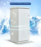 22U Outdoor Electronics Instrument Enclosure Factory-Produced IP55 Stainless Steel Galvani