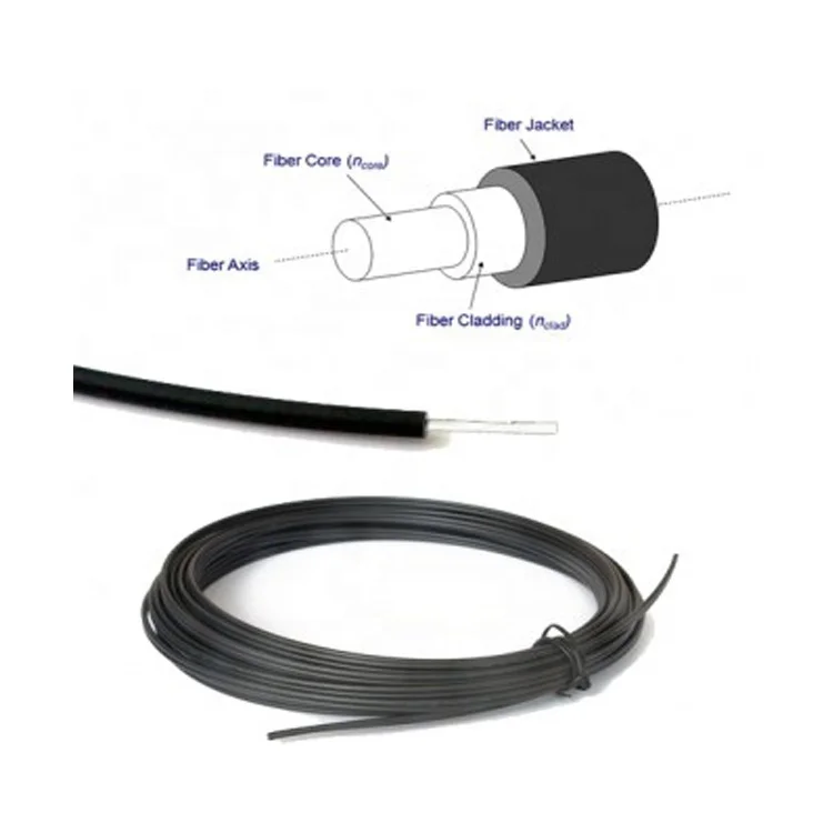 Plastic Optical Fiber POF Mitsubishi ESKA 2500 m of 3 mm optical fiber with PVC cover POF Bare Fiber Plastic Optical Fiber-boxintelecom