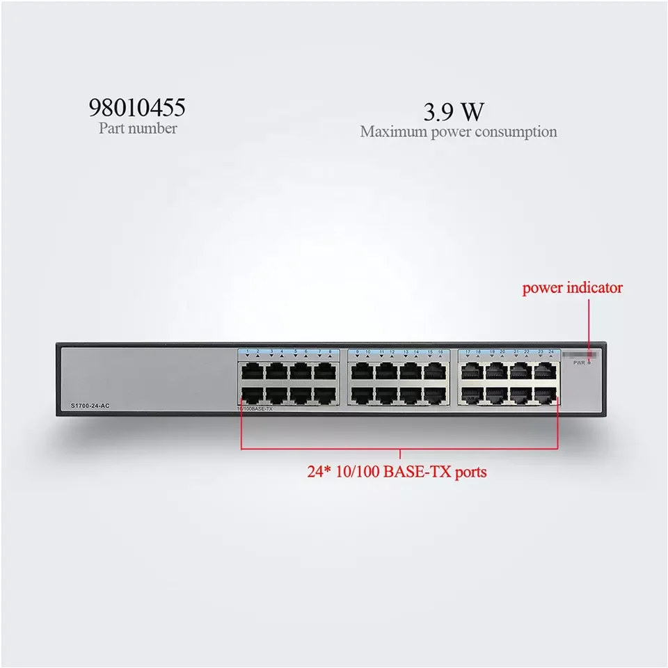 S1700-24-AC 98010455 24-Port Gigabit Ethernet Switch for H W 1