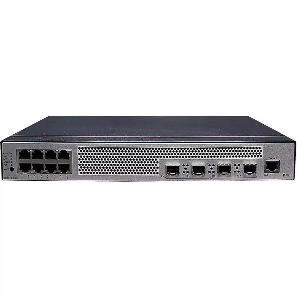 S5735S-L8P4S-MA2 98011699 8 Port 4 Gigabit SFP AC Power Supply Ethernet Switch 0