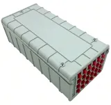 24 Core Plastic Fiber Optic Splice Terminal Box ABS Outdoor FTTH Distribution Closure Comp