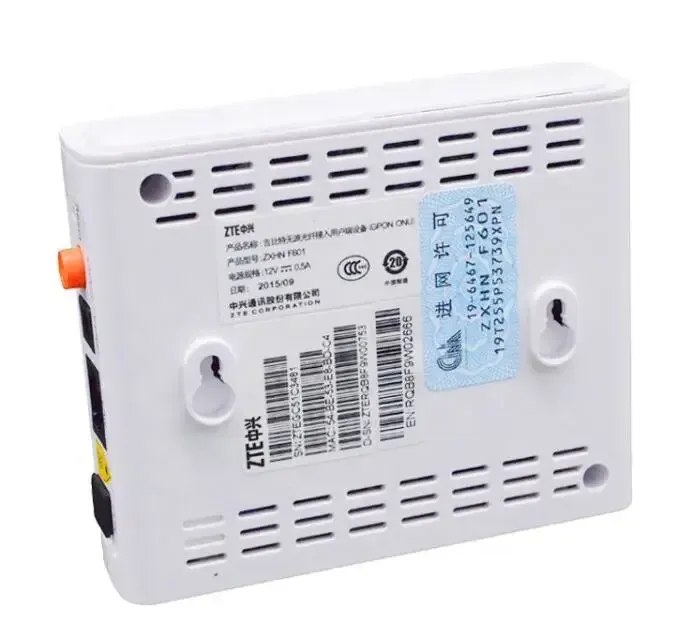 F601 ONU F643 F401GPON EPON ONU Original New 1 Port ONTZXHN Fiber Optical Terminal ONT with Best Price As F601 ONT-boxintelecom