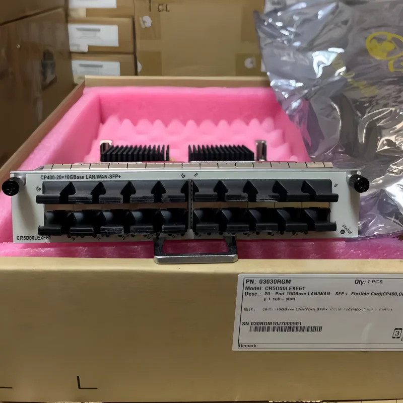 20-Port 10G Line Card 03030RGM CR5D00LEXF61 for NE5000E LPUF-400 for FTTH 4G and WiFi Networks-boxintelecom