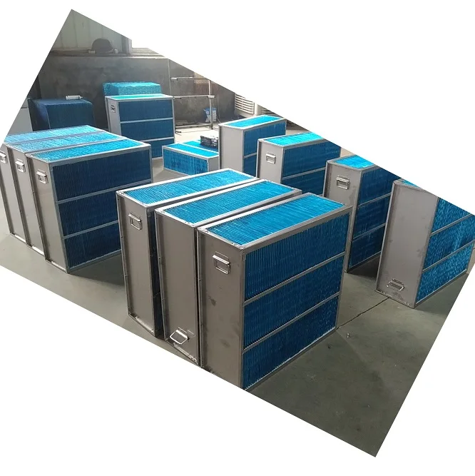 Air to Air Heat Exchanger Core Cross Air Flow, Core Plate Material Hydrophilic Aluminum Foil or Epoxy-coated Aluminum Foil