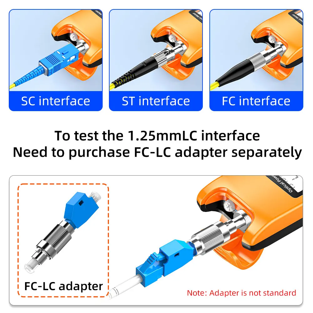 10wavelngth G10 Handheld Mini Power Meter Fiber Optic Portable Smart Opm Ftth Network Rechargeable Optical Power Meter Opm Meter-boxintelecom