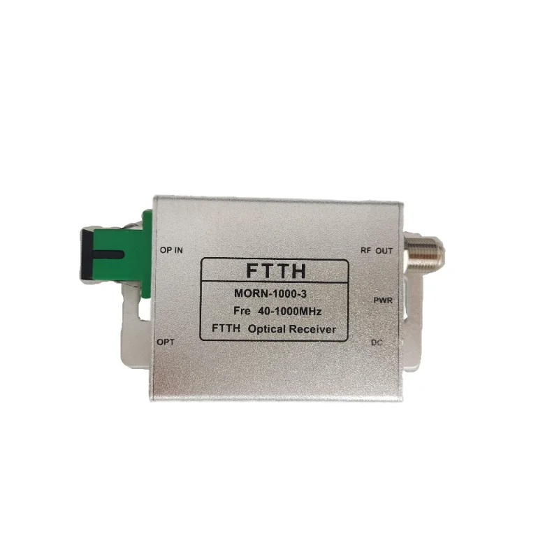 FTTH Optical Receiver  with WDM 1310/1490/1550nm FTTH Node Fiber Optical WDM Node RF Conve